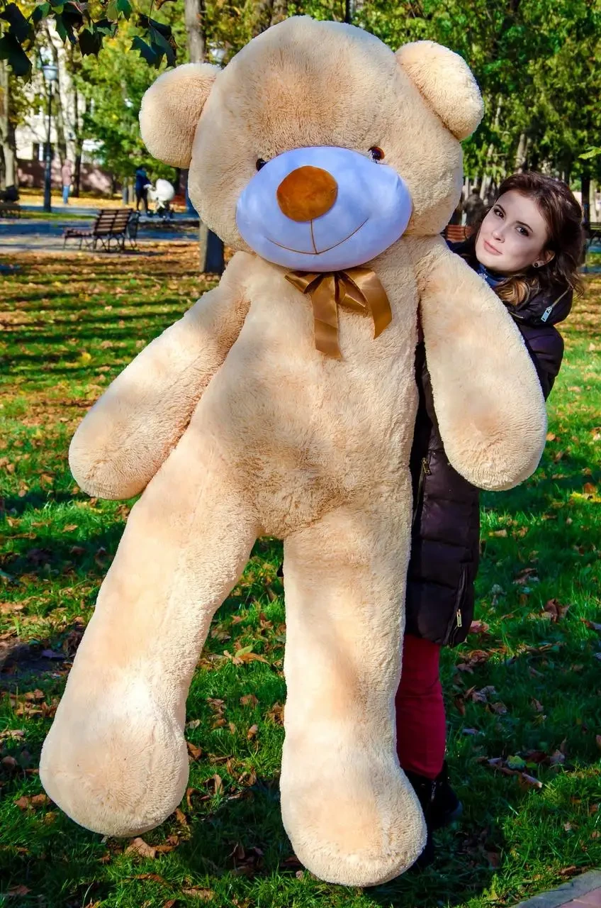 Плюшевый мишка Разные Цвета и Размеры. Самый огромный Большой плюшевый медведь мишка Подарок для девушки - фото 4 - id-p1945028478