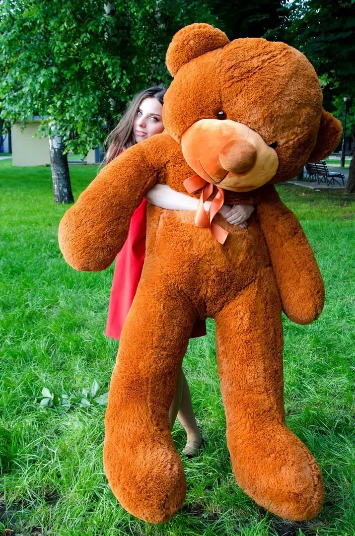 Плюшевый мишка Разные Цвета и Размеры. Самый огромный Большой плюшевый медведь мишка Подарок для девушки - фото 5 - id-p1945028478