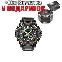 Часы C-Shock GW 3500 наручные Черный с золотой