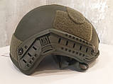 Шолом FAST ballistic helmet 3A з підвісною системою WENDY Олива, фото 3