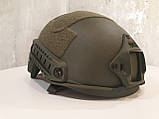 Шолом FAST ballistic helmet 3A з підвісною системою WENDY Олива, фото 4