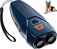 Професійний потужний ультразвуковий відлякувач собак 3в1 з фонариком Ultrasonic PU70 з індикатором зарядки та акумулятором від USB