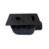 Пластиковий дощоприймач з горизонтальним водовідведенням KRONO-PLAST, фото 2