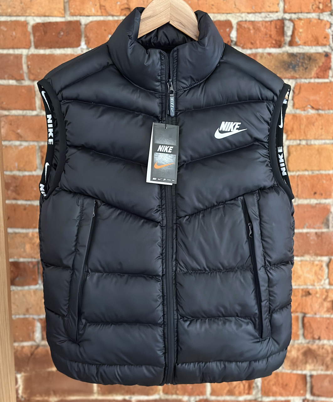 Жилетка Nike мужская. Мужской стеганый жилет Nike безрукавка спортивная ...