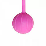 Вагінальні кульки Easytoys Vertical Ribbed Geisha рожеві  sonia.com.ua, фото 2