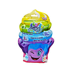 В'язка маса "Fluffy Slime" Danko Toys FLS-02-01U упаковка 500 мл Синій, World-of-Toys