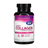 Гидролизованный коллаген NeoCell Super Collagen + Vitamin C & Biotin 180 tabs