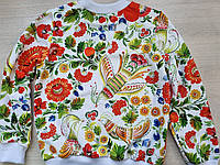 Світшот дитячий із гарним принтом 116, 122,128 р