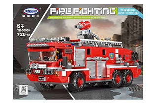 Конструктор пожежна машина 720 дет XB-03030