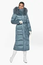 Braggart "Angels Fluff" | Жіноча куртка зимова колір маренго модель 59130