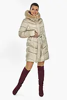 Braggart "Angels Fluff" | Кварцевая зимняя куртка женская удобная модель 57635