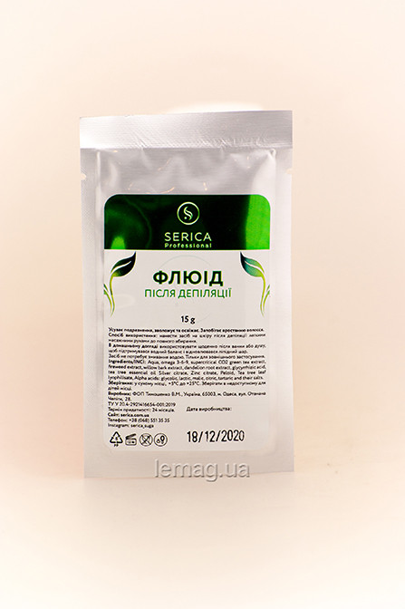 SERICA Флюїд після депіляції, 15 г сошетка