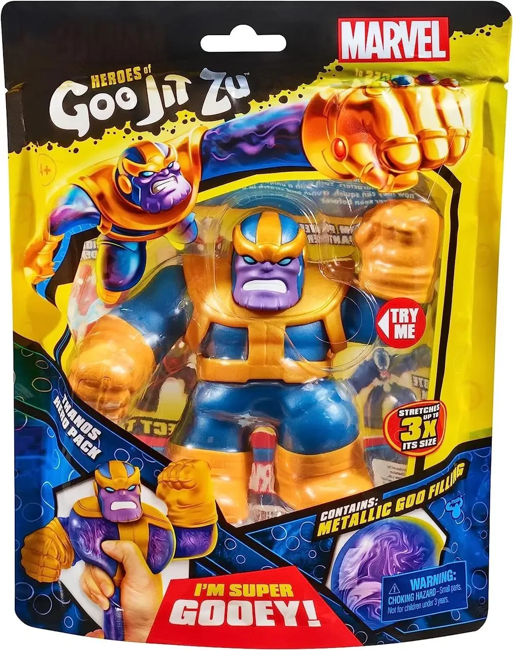Фігурка гуджитсу тягнуться Танос Goo Jit Zu Marvel Thanos