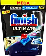 Капсули для посудомийної машини Finish Quantum Ultimate 60 шт.