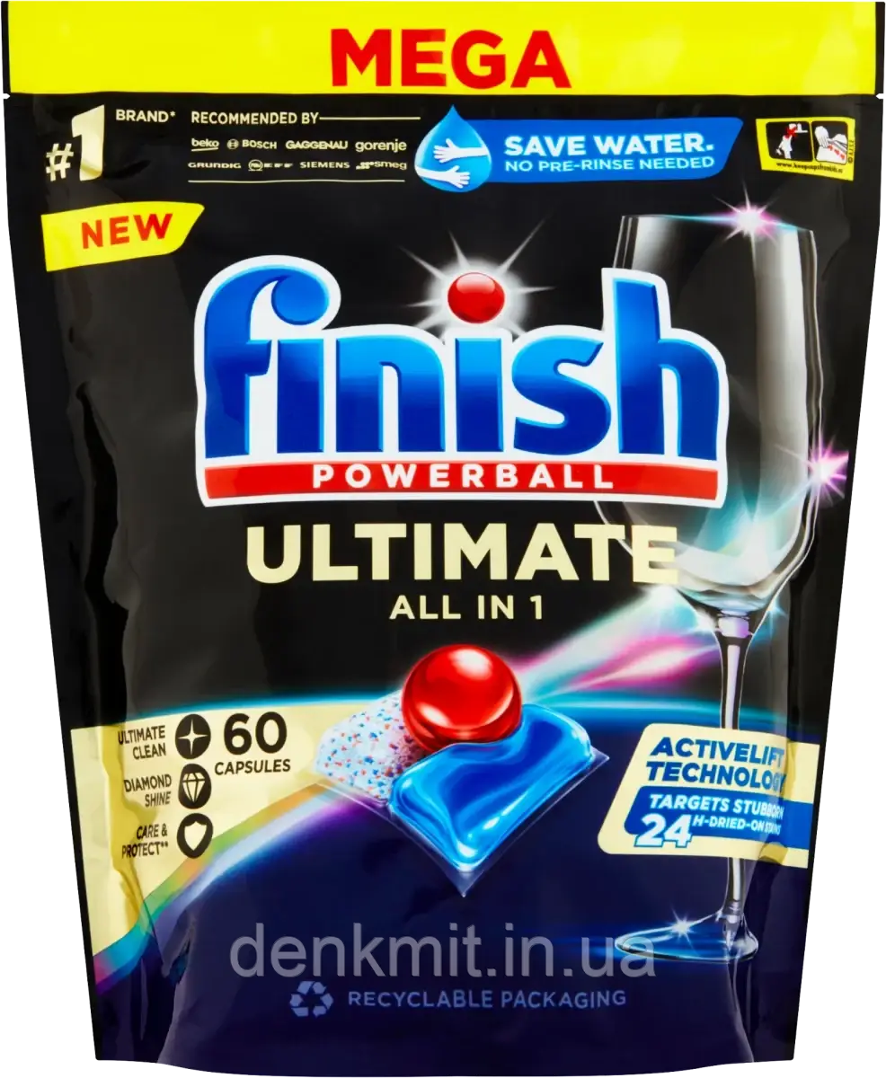 Купить Капсули для посудомийної машини Finish Quantum Ultimate 60 шт ...