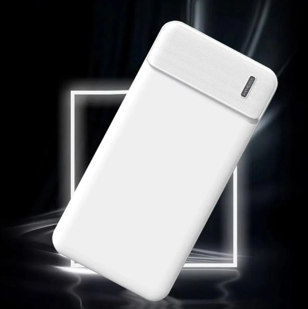 Зовнішній акумулятор Power Bank 10000 mah white IS-Q6 повербанк павербанк