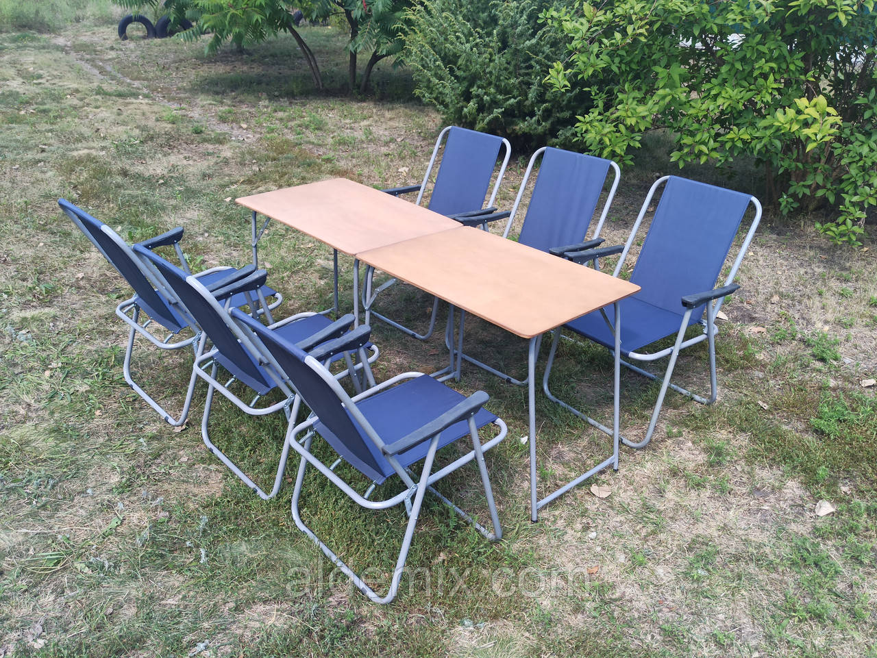 Купити набір туристичних меблів "Комфорт ФП2+6с" складний стіл та стільці для пікніка крісло складане пром юа