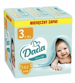 Підгузники Dada Extra Care 3 (4-9 кг) 162 шт