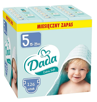 Підгузки Dada Extra Soft Mega Box 5 (15-25 кг) 126 шт