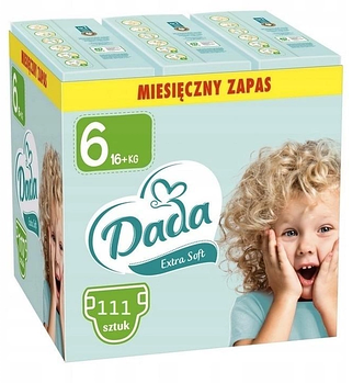 Підгузки Dada Extra Soft 6 (16+ кг) 111 шт