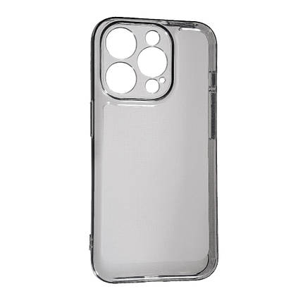 Силіконовий чохол Space Grey для Apple iPhone 15 Pro Max Transparent, фото 1