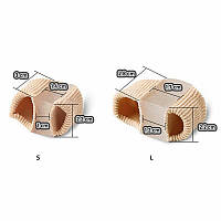 Силиконовый разделитель пальцев ног Hallux Valgus корректор большого пальца. S