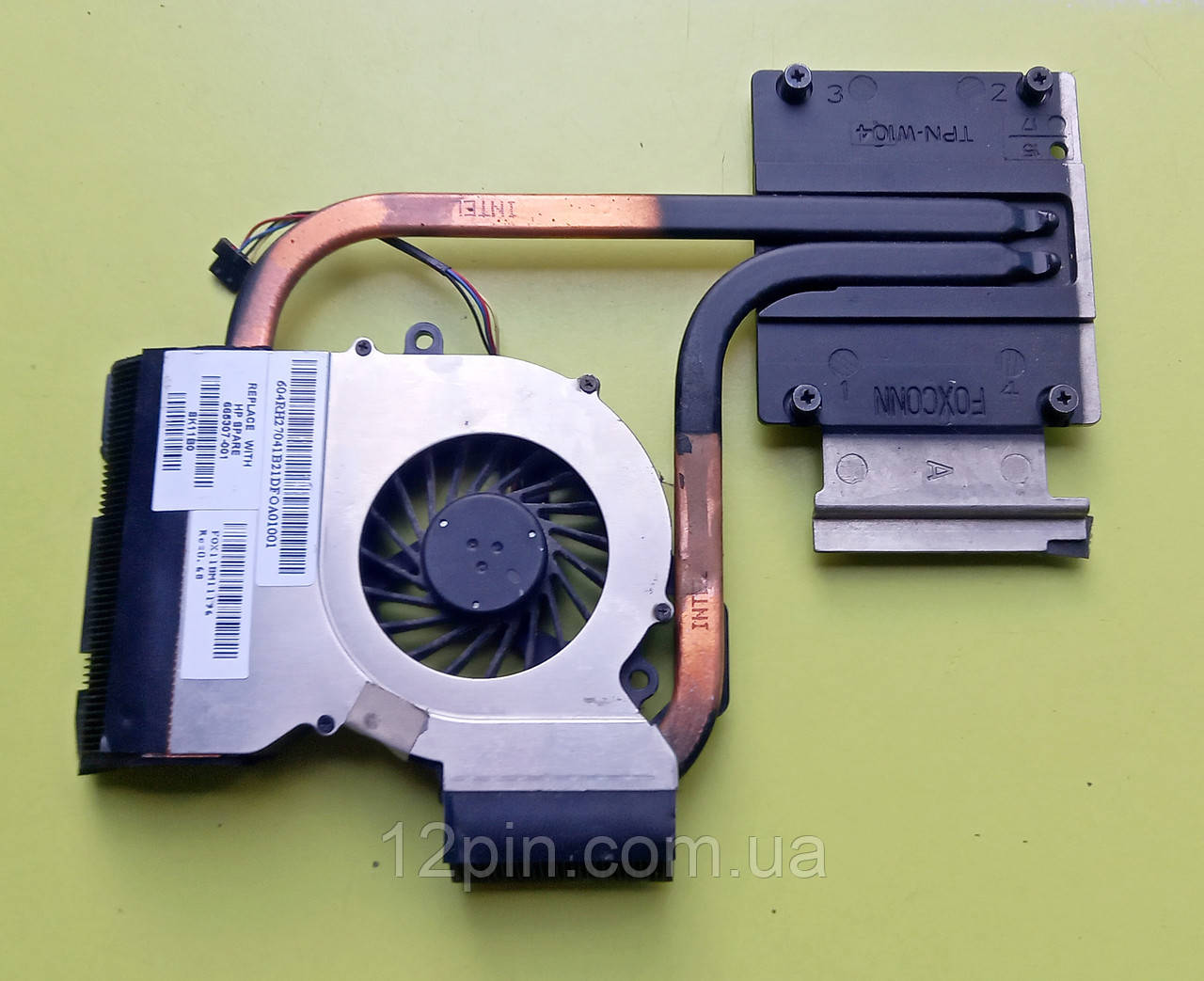Система охолодження HP DV6-6000 HP DV7-6000 б.у. оригінал., фото 1