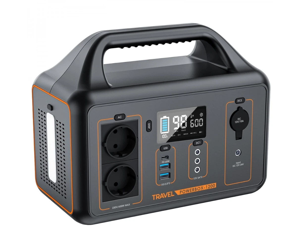Зарядна станція VOLT Polska Travel Powerbox Opti 1200 (600W) 461 Вт-год