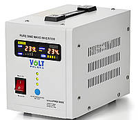 UPS с чистой синусоидой для квартиры Volt Polska Sinus PRO 500 E 12/230 V (350/500W) Бесперебойник для котла