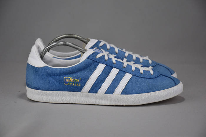 Adidas gazelle vintage white blue sales