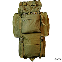 Тактический рюкзак 80 л Олива, Каркасный влагостойкий рюкзак, Вместительный рюкзак для военнослужащих