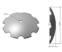 Диски на борони БДТ-7/ДМТ-4/БДВП/БГР/ЛДГ/ПД