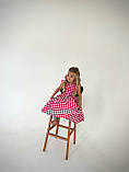 Дитяча малинова сукня 104-134, фото 8