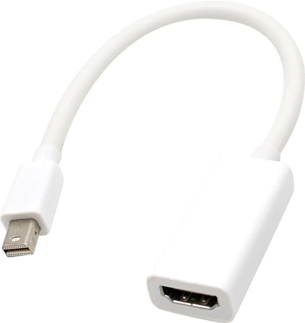 Адаптер STLab Mini DisplayPort (Thunderbolt) Male - HDMI Female 0.18 м, HD 1080P, для Apple Mac Білий (U-998 white), фото 1