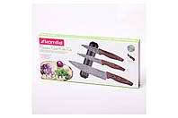 Набор бытовых ножей Kamille - 4 ед. магните, ножи бытовые для кухни