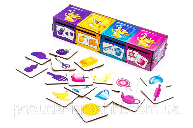 Дерев'яний сортер-монтессорі "Поштомат" Puz-37788 PuzzleOk, фото 1