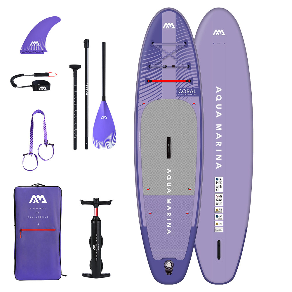 Сапборд Aqua Marina CORAL NF ADVANCED 10'2" 2023 — надувна дошка для САП серфінгу, sup board BT-23COPN