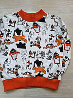 Світшот дитячий із прикольним мультяшним принтом 98р,104 р, 110 р
