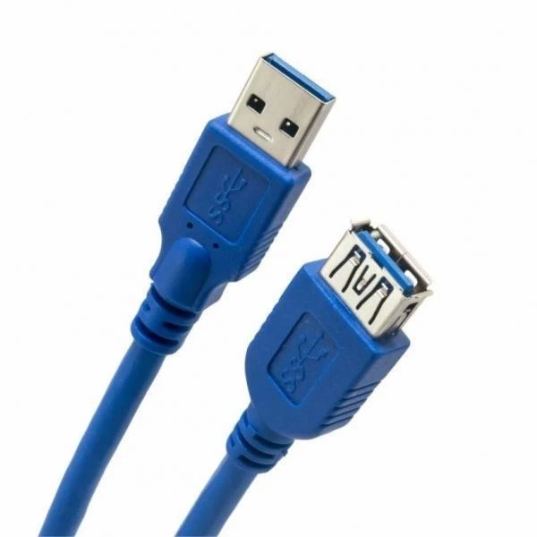 Подовжувач USB 3.0 AM / AF 1.5 m, Blue Q200, фото 1