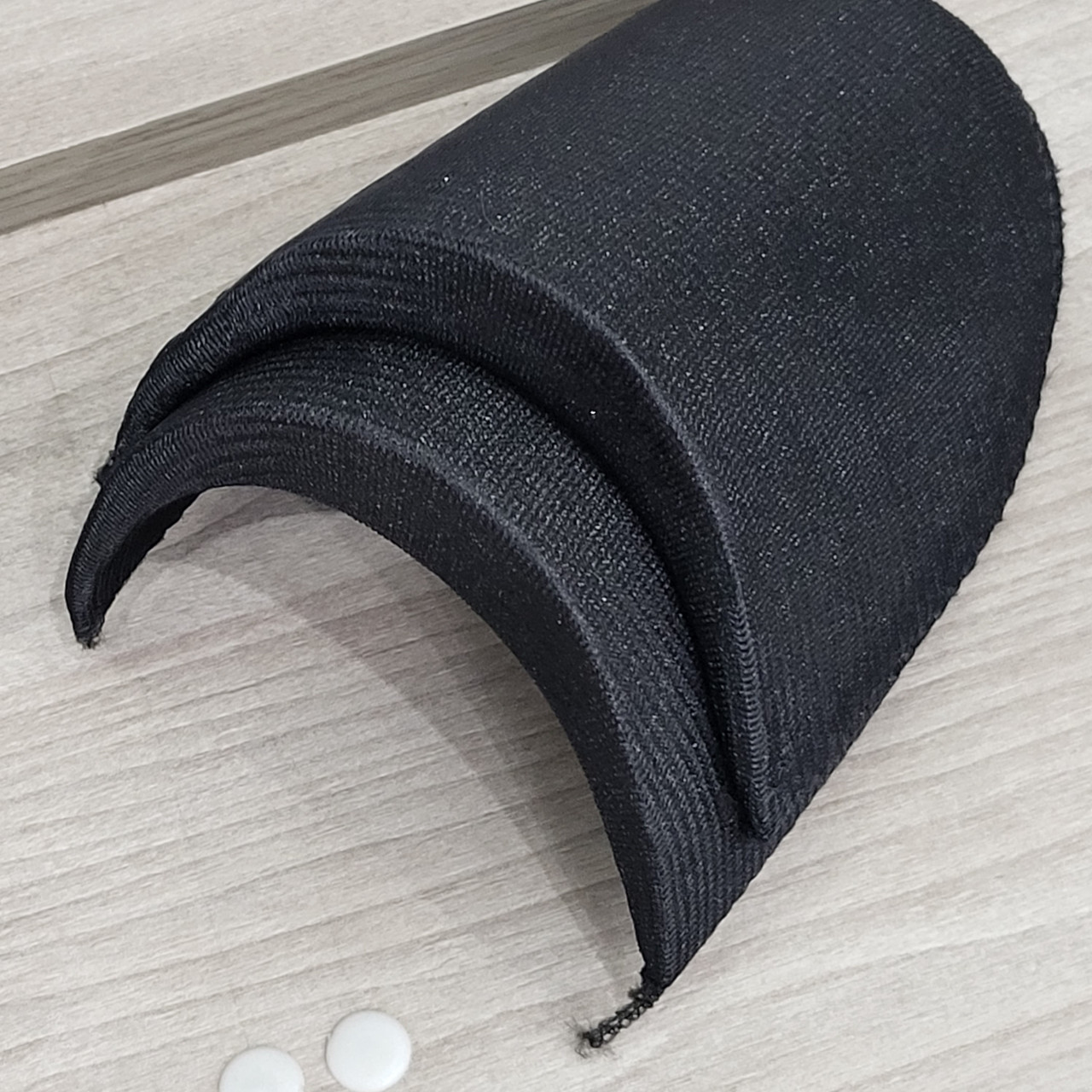 Підплічники щільні великі (6/8"= 17мм),  колір чорний, фото 1