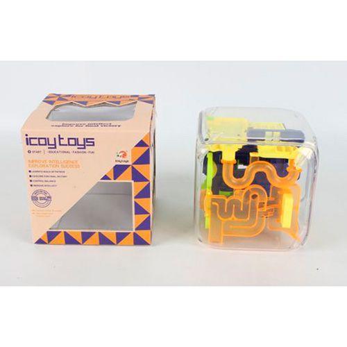 Іграшка головоломка антистрес 3D лабіринт в кубі (кубик) 13,5 см арт 973 в коробці 14-14-14см