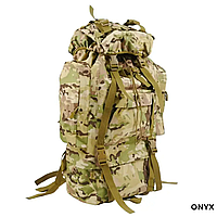Тактический рюкзак 80л Мультикам, Каркасный влагостойкий рюкзак, Вместительный рюкзак для военнослужащих