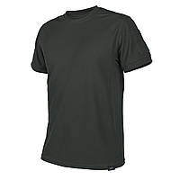 Тактическая футболка зеленые джунгли JUNGLE GREEN Helikon-Tex TACTICAL T-SHIRT - TOPCOOL