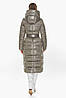 Жіноча оригінальна куртка кольору тауп модель 58450 42 (XXS), фото 4