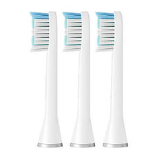 Насадки для електричної зубної щітки Lebooo Unique White (3 шт), фото 3