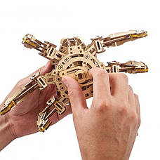 Механічні 3D пазли UGEARS - Механічна модель Гексапод Дослідник, фото 3
