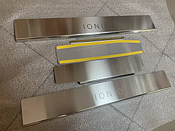 Накладки на пороги Hyundai Ioniq з 2016 р. (Standart)