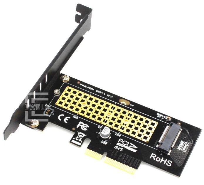 Адаптер Ewell PCI-E 4.0 4x to M.2 SSD (EW237), фото 1