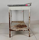 Стіл із нержавіючої сталі на металевій основі, з полицею, 1500х600х850 мм., Б/у, фото 5