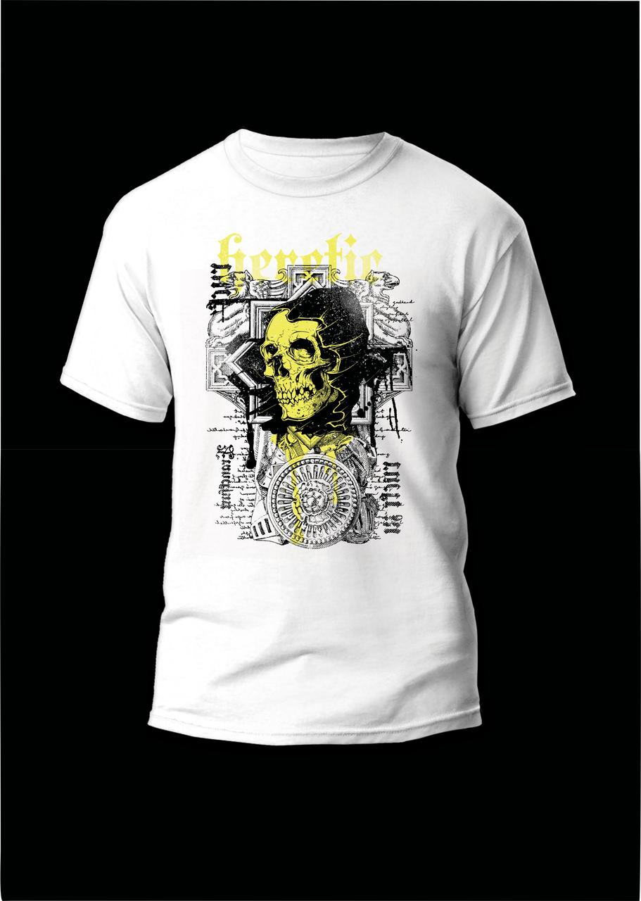 Футболка YOUstyle Scull 1064 White, фото 1